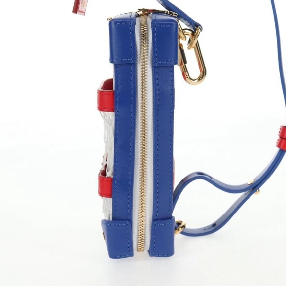 LOUIS VUITTON White LV X NBA Soft Trunk Phone Box Bag M80101 LV Auth 138078M - Picture 5 of 16